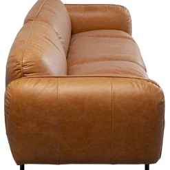 Canapé Calgary cuir marron clair 228cm><noscript><img width=