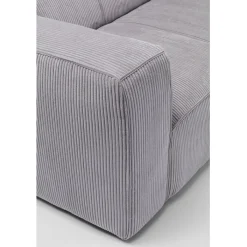 Canapé Cubetto Cord 3-places gris clair 220cm><noscript><img width=