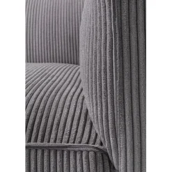 Canapé Cubetto Cord 3-places gris clair 220cm><noscript><img width=
