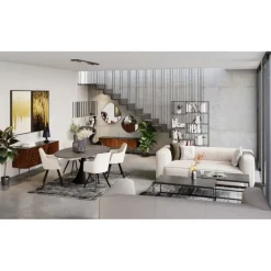 Canapé Cubetto 3-places crème 220cm><noscript><img width=