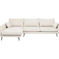 Canapé d angle Amalfi gauche crème 275cm>KARE Design Best