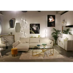 Canapé d angle Amalfi gauche crème 275cm><noscript><img width=