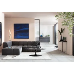 Canapé d angle Belami Velvet gris gauche>KARE Design New