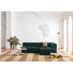 Canapé d angle Belami vert foncé droite 265cm>KARE Design Outlet