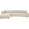 Canapé d angle Bow gauche creme>KARE Design New