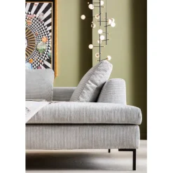 Canapé d angle Gianni Cord gris droite><noscript><img width=