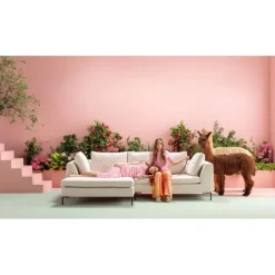 Canapé d angle Gianni crème 250x167 Gauche>KARE Design Online