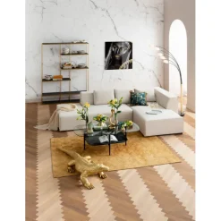 Canapé d angle Infinity Ottomane crème droite>KARE Design Best