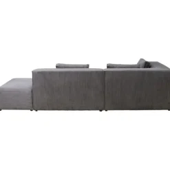 Canapé d angle Infinity Ottomane Cord gris gauche><noscript><img width=