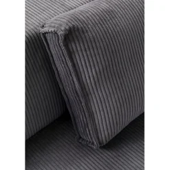 Canapé d angle Infinity Ottomane Cord gris gauche><noscript><img width=