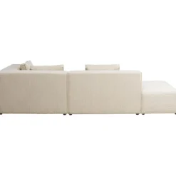 Canapé d angle Infinity Ottomane Cord crème droite><noscript><img width=