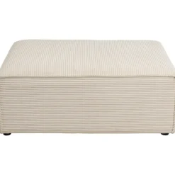 Canapé d angle Infinity Ottomane Cord crème droite><noscript><img width=