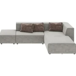 Canapé d angle Infinity Vegas gris>KARE Design Outlet
