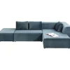 Canapé d angle Infinity velours ocean droite>KARE Design Best
