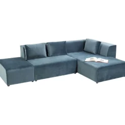 Canapé d angle Infinity velours ocean droite><noscript><img width=