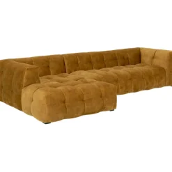 Canapé d angle Salamanca brun doré gauche 320cm><noscript><img width=