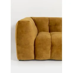Canapé d angle Salamanca brun doré droite  320cm><noscript><img width=
