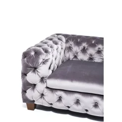 Canapé Desire 3-places velours gris><noscript><img width=