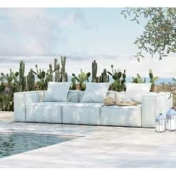 Canapé KoraliBeach Outdoor bleu 320cm>KARE Design Sale