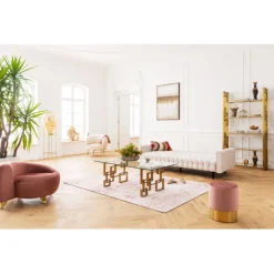 Canapé lit Milchbar beige 219cm><noscript><img width=