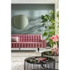Canapé Milchbar 3-places velours mauve>KARE Design Outlet