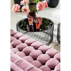 Canapé Milchbar 3-places velours mauve><noscript><img width=