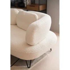 Canapé Peppo 2-places blanc 182cm><noscript><img width=