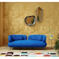 Canapé Peppo 2-places bleu 182cm>KARE Design Clearance