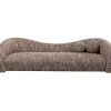 Canapé 3-places Livia mélange marron 261cm>KARE Design Online