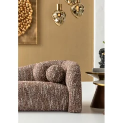 Canapé 3-places Livia mélange marron 261cm><noscript><img width=