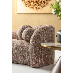 Canapé 3-places Livia mélange marron 261cm><noscript><img width=