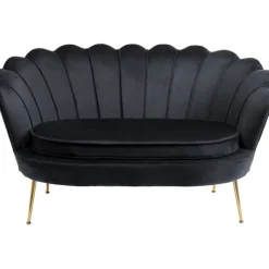 Canapé Water Lily 2-places Or noir>KARE Design Discount