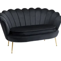 Canapé Water Lily 2-places Or noir>KARE Design Discount