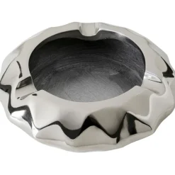Cendrier Avantgard argenté Ø15cm>KARE Design Sale