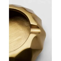 Cendrier Avantgard doré Ø15cm><noscript><img width=