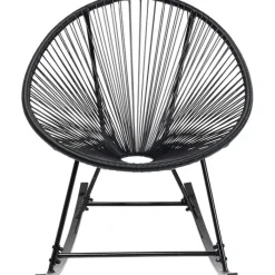 Chaise à bascule Acapulco Mono noir><noscript><img width=
