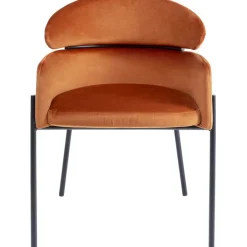 Chaise a. acc. Alexia.velours orange>KARE Design Hot
