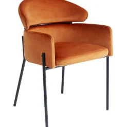 Chaise a. acc. Alexia.velours orange><noscript><img width=