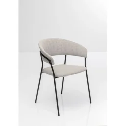 Chaise a. acc. Belle Gris Argent (2/set)><noscript><img width=