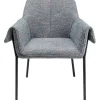 Chaise a. acc. Bess Grey Flitter>KARE Design Sale