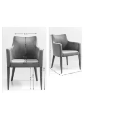Chaise a. acc. Mode Sublime/maron foncé><noscript><img width=