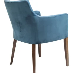 Chaise a. acc. Mode velours pétrole><noscript><img width=