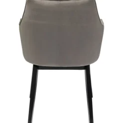 Chaise a. acc. Modino velours gris><noscript><img width=