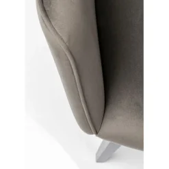 Chaise a. acc. Modino velours gris><noscript><img width=