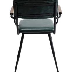 Chaise a. acc. Salsa.cuir vert foncé><noscript><img width=