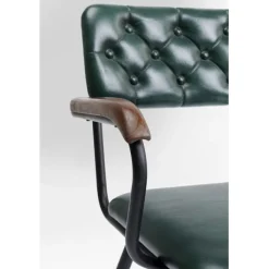 Chaise a. acc. Salsa.cuir vert foncé><noscript><img width=