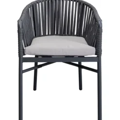 Chaise a. acc. Santanyi gris foncé>KARE Design Online