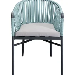 Chaise a. acc. Santanyi vert pétrole>KARE Design Best
