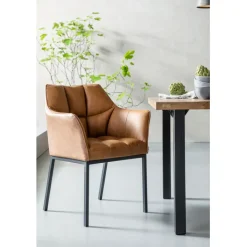 Chaise a. acc. Thinktank marron>KARE Design Sale