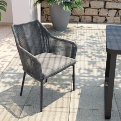 Chaise a. acc.Wave gris>KARE Design Discount